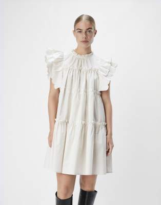 Object - Minikleid in Sandweiß