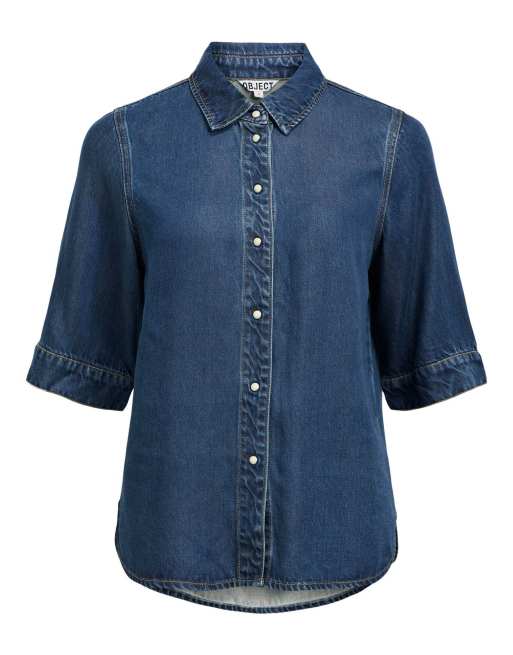 Object – Mörkblå jeansskjorta, 5 av 5
