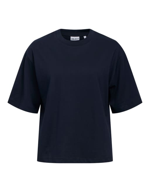 Object - Mørkeblå T-shirt, 5 af 5