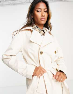 ecru trench coat