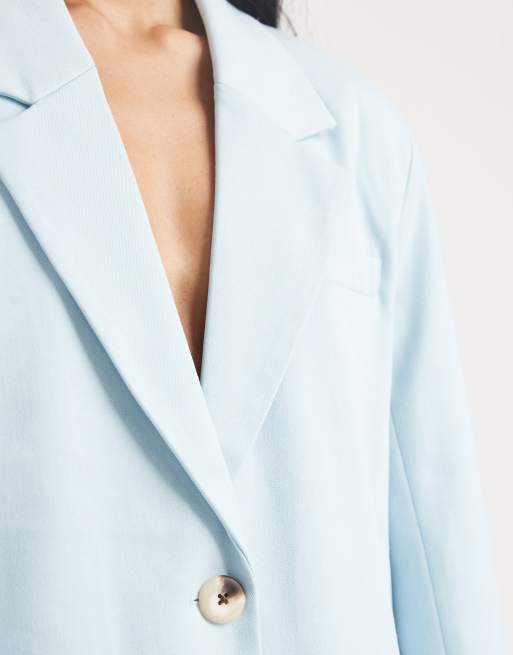 Object oversized tailored blazer in skylight - part of a set, 4 of 4