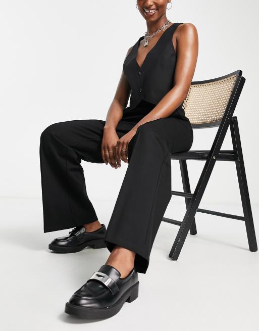 Object - Pantalon ample en jersey - Noir, 3 de 4
