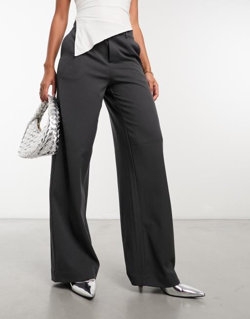 Object - Pantalon habillé taille mi-haute à enfiler - Gris, 4 de 4