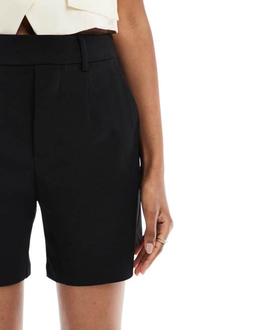 Object - Pantaloncini sartoriali neri con retro elasticizzato, 2 di 5