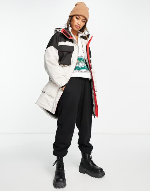 Object - Parka a contrasto con cappuccio