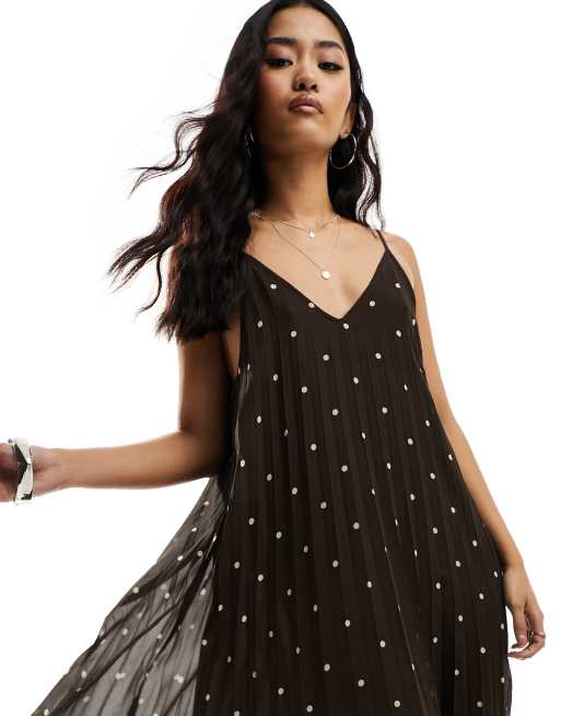 Polka Dot V-neck Downtown Cami