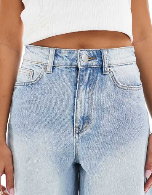 Object – Premium - Ljusblå jeans med extra vida barrelben, 4 av 5