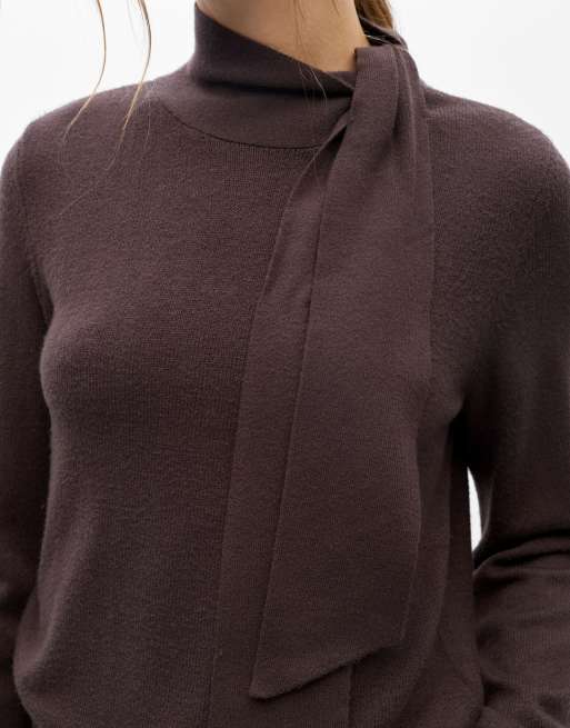 Object Pull en maille marron foncé, 4 de 5