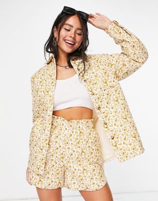 Object quilted jacket co-ord in ditsy print - ASOS Price Checker