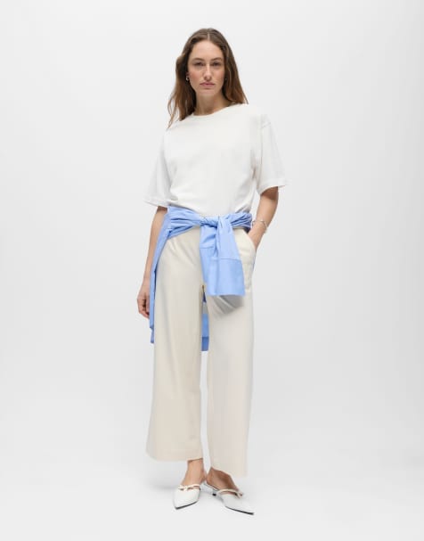 Object – Sandfärgade culotte-byxor - view 1