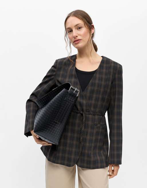 Object Schultertasche in Schwarz, 3 von 4