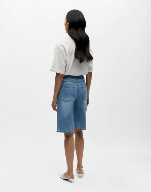 Object Shorts in light blue denim, 2 of 5
