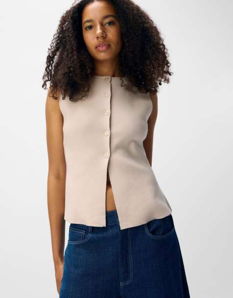 Object - Sølvgrå strikket vest - view 1