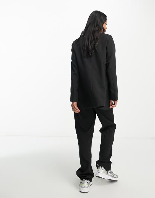 Object - Sort skræddersyet blazer - Del af sæt, 2 af 4