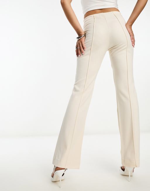 Naked Wardrobe fitted pants in white - part of a set