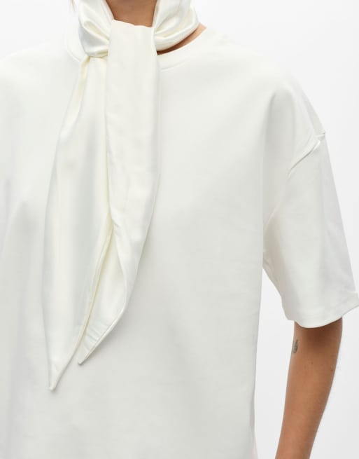Object T-shirt i Cloud Dancer, 4 af 5