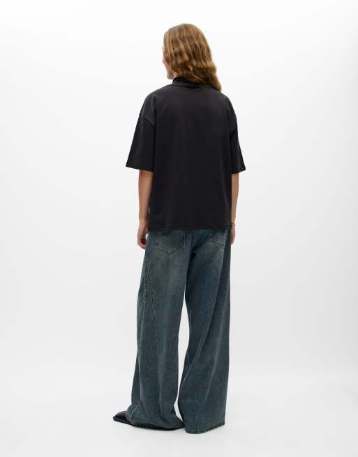 Object T-shirt i sort, 3 af 5