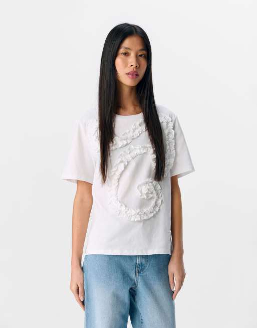 Object – T-Shirt in strahlendem Weiß