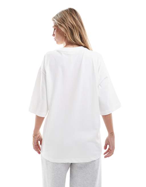 Object - T-shirt oversize - Blanc, 3 de 4
