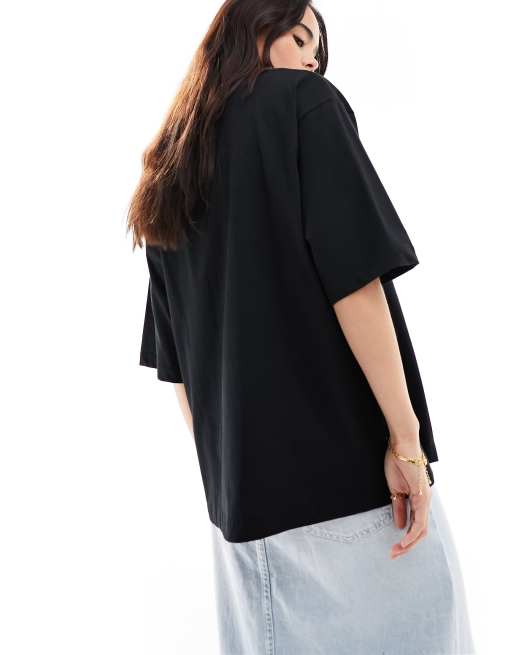 Object - T-shirt oversize - Noir, 4 de 4