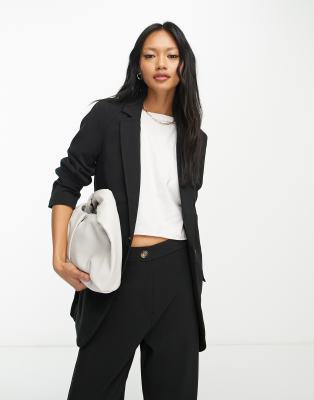 Object tailored blazer co-ord in black - ASOS Price Checker