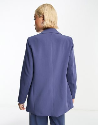 Object Tailored Blazer In Blue