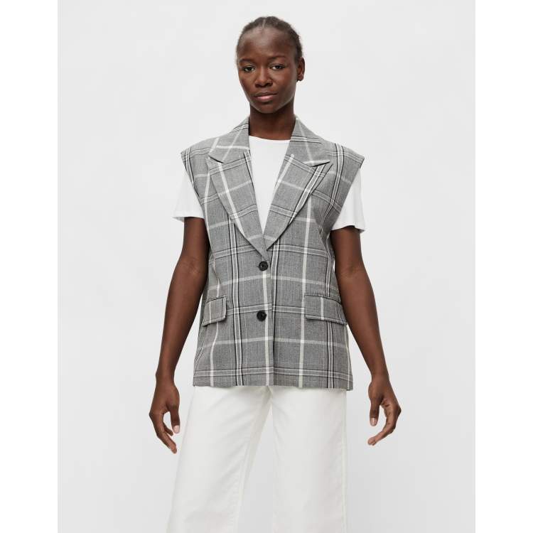 Object tailored waistcoat co-ord in grey check - GREY | ASOS