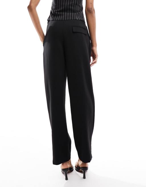 Womens black best sale ankle grazer trousers