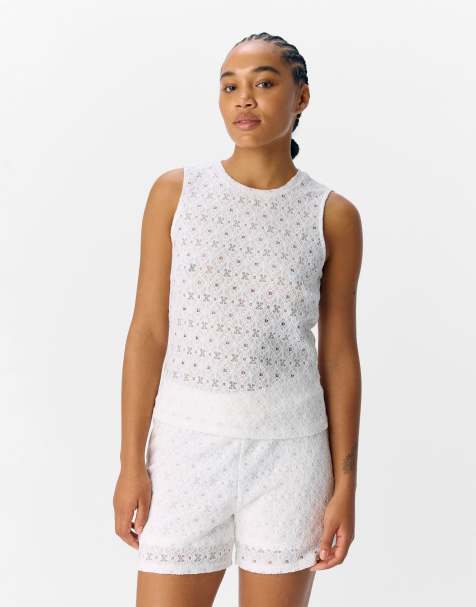 Object - Tanktop in gebroken wit - view 1