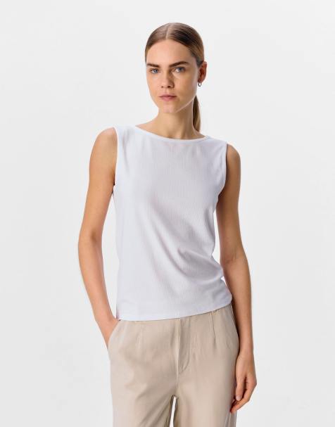 Object – Tanktop in Weiß - view 1