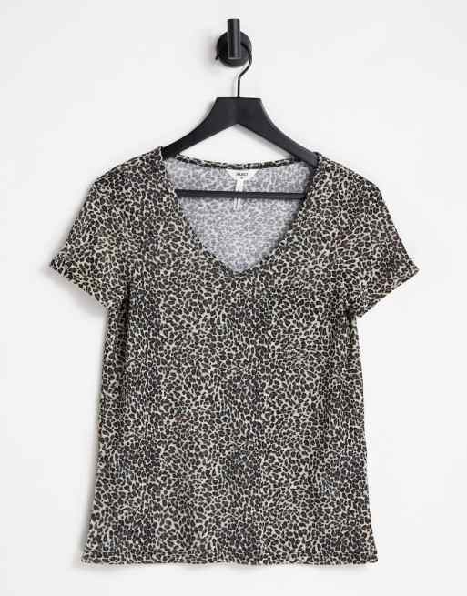 Object - Tessi - Multifarvet T-shirt med print og korte ærmer