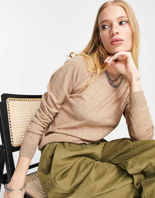 Object - Thess - Maglione lavorato color cammello