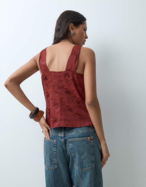 Object top con cuello halter estampado en cobre, 5 de 5