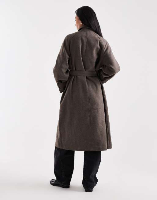 Object - Trench sartoriale in misto lana premium tortora, 4 di 4