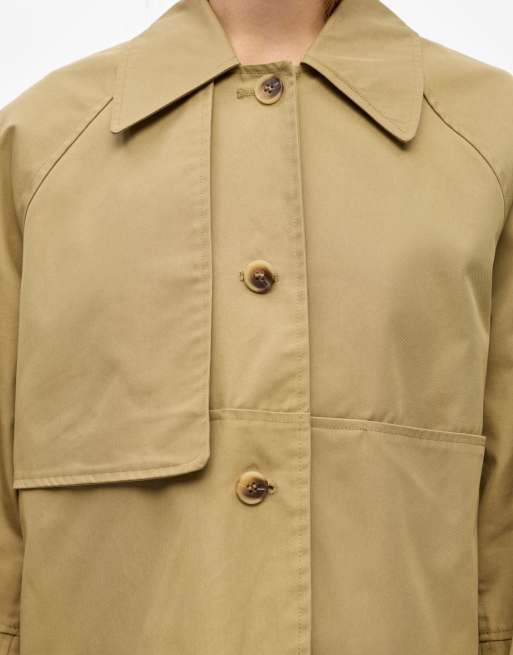 Object - Trenchcoat van keperstof, 4 van 6