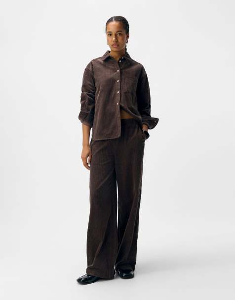Object Trousers in seal brown