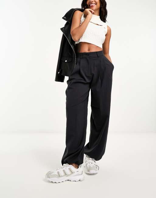 Object ultimate tailored parachute pants in gray