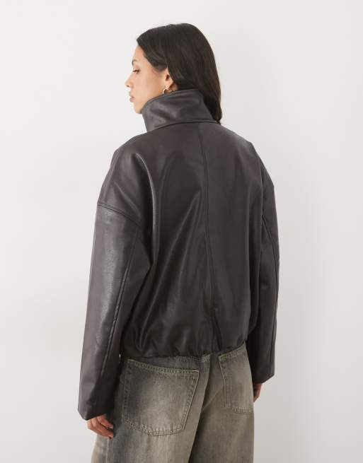Object veste à col montant noire, 4 de 4