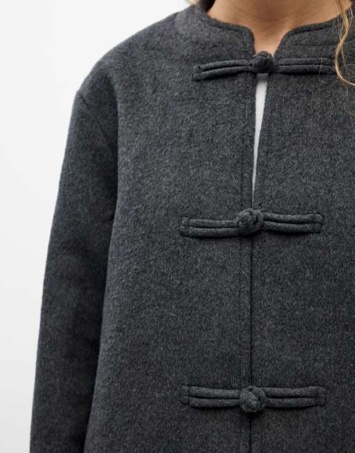 Object veste gris foncé chiné, 4 de 5