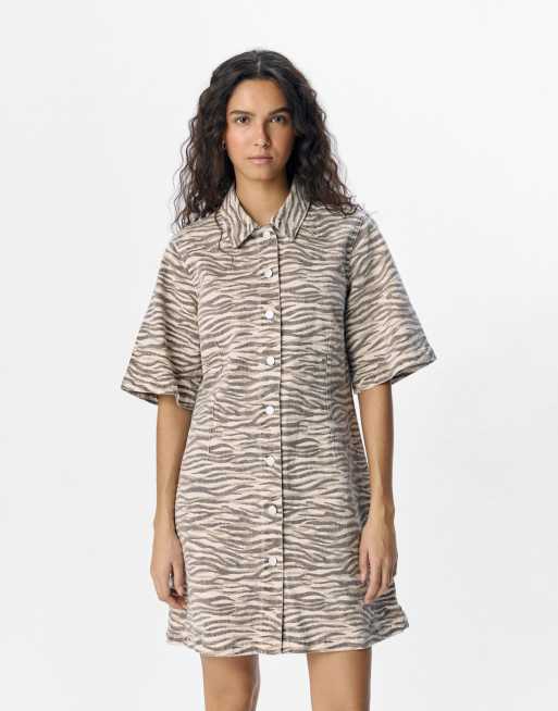 Object - Vestito camicia color sabbia