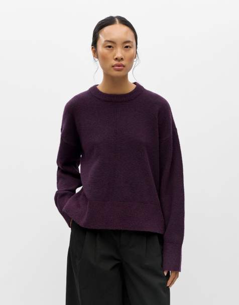 Object - Vinrød pullover - view 1