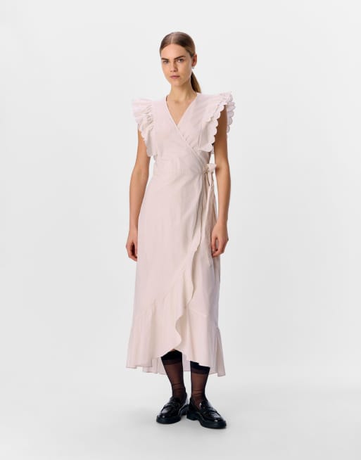 Object – Wickelkleid in White Sand
