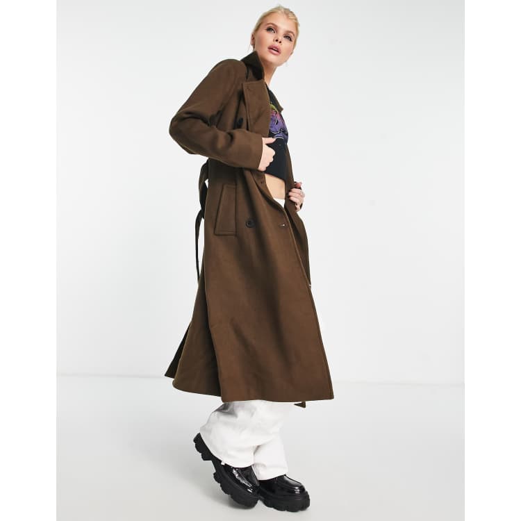 Wool hot sale trench coats