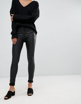 фото Облегающие джинсы с покрытием vero moda-черный