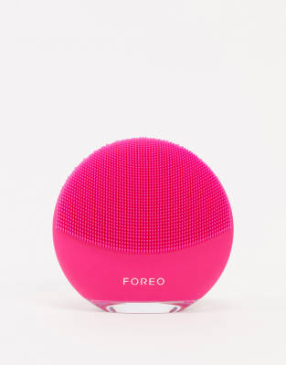 Очищающая электрическая мини-щеточка для лица цвета фуксии Foreo LUNA mini 3-Бесцветный