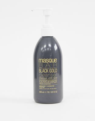 фото Очищающее средство masquebar black gold charcoal & 24k gold cleanser-бесцветный