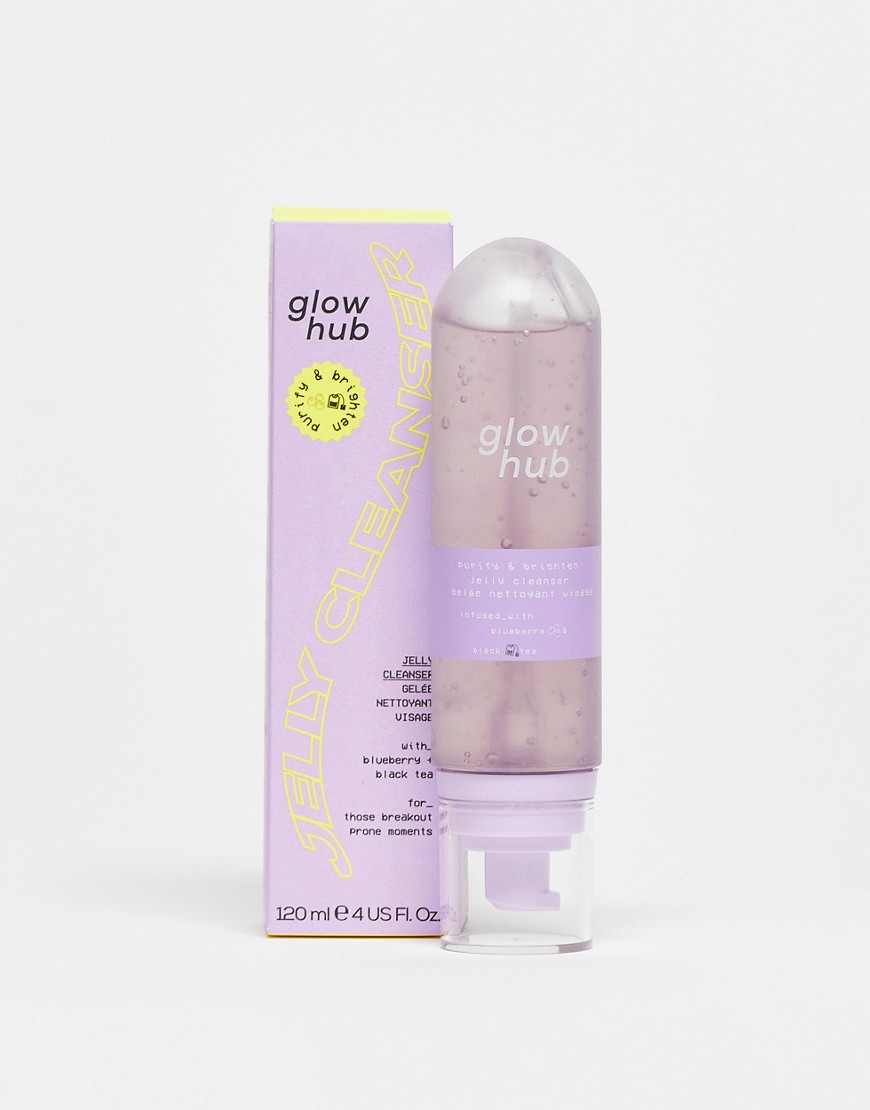 фото Очищающее желе для лица glow hub purify & brighten-прозрачный