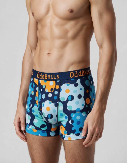 Oddballs 5 pack cotton boxer shorts in highland, space, cow, 5 of 7