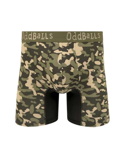 OddBalls 7 pack animal, tartan and floral bamboo boxer shorts in multi - MULTI, 3 of 7