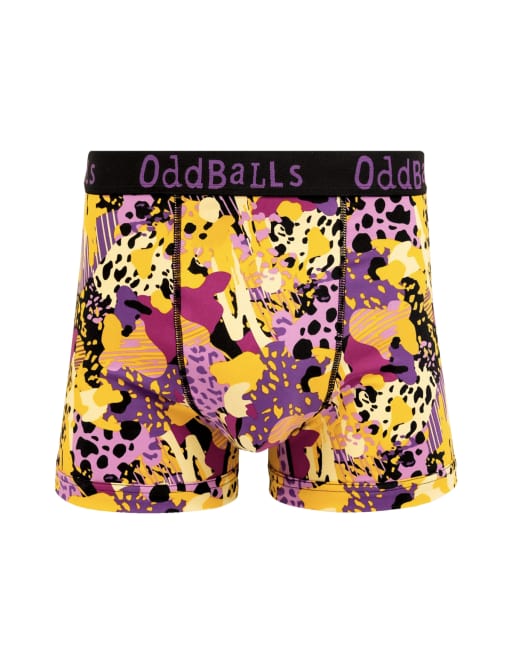 Oddballs Cheetah print cotton boxer shorts 3 pack in multi, 6 of 6